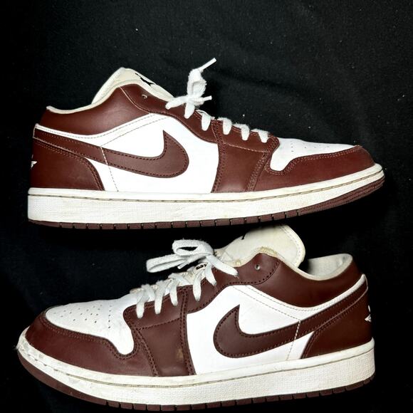 Size 11.5 - Wmns Nike Air Jordan 1 Low Bronze Eclipse Women's Shoes - Picture 2 of 8